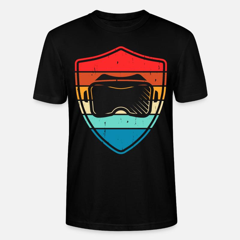 VR Virtuel Reality - Stanley/Stella Unisex Bio-T-Shirt CRAFTER - Schwarz