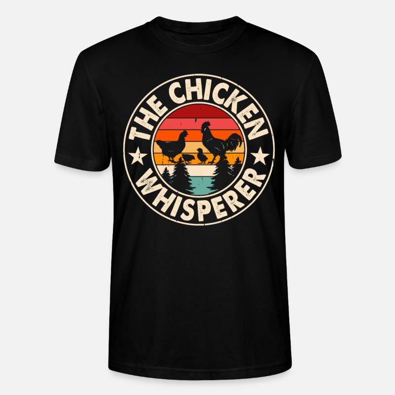 Poulets Poulet - T-shirt bio CRAFTER Stanley Stella Unisexe - noir