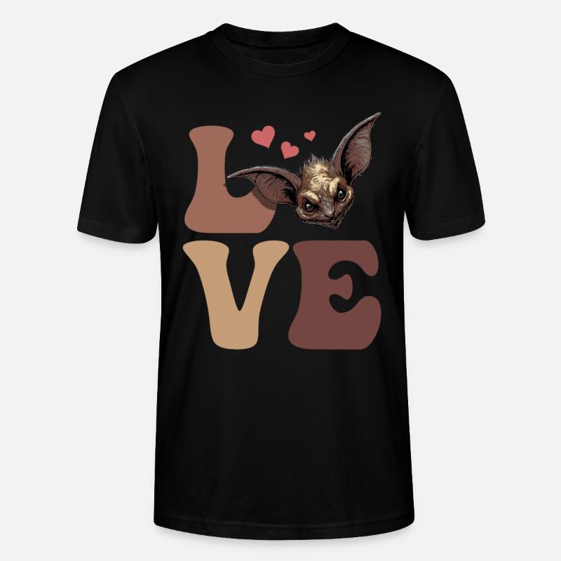 El Chupacabra Kryptide Kryptozoologie LIEBE - Stanley/Stella Unisex Bio-T-Shirt CRAFTER - Schwarz