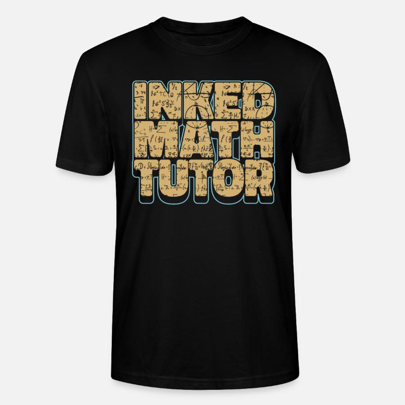 Mathelehrer Mathe Lehrer Eingefärbt - Stanley/Stella Unisex Bio-T-Shirt CRAFTER - Schwarz