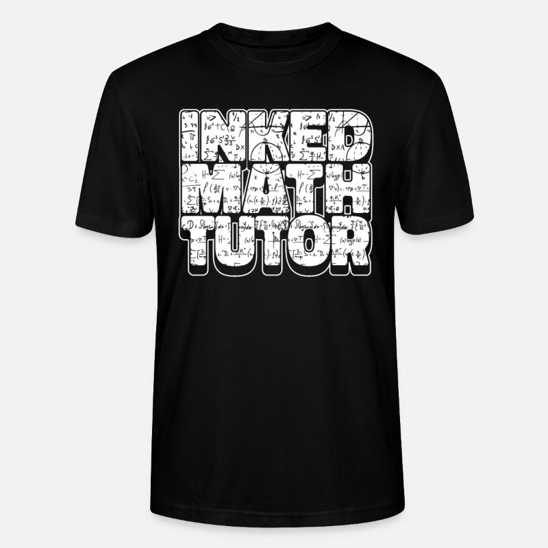 Mathelehrer Mathe Lehrer Eingefärbt - Stanley/Stella Unisex Bio-T-Shirt CRAFTER - Schwarz