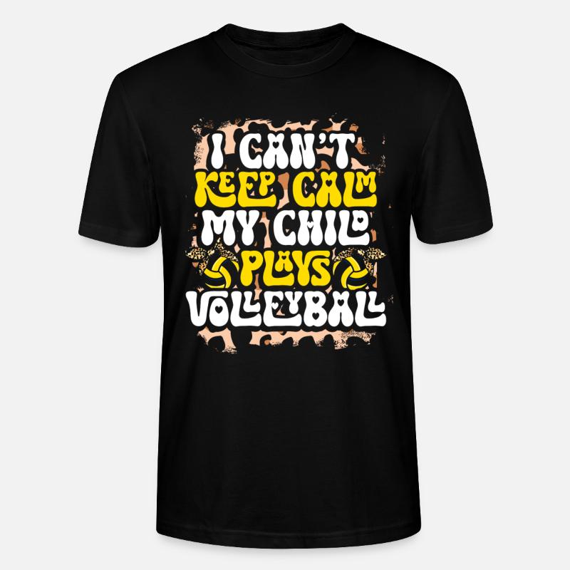 Volleyball Mutter Volleyball Mutter - Stanley/Stella Unisex Bio-T-Shirt CRAFTER - Schwarz