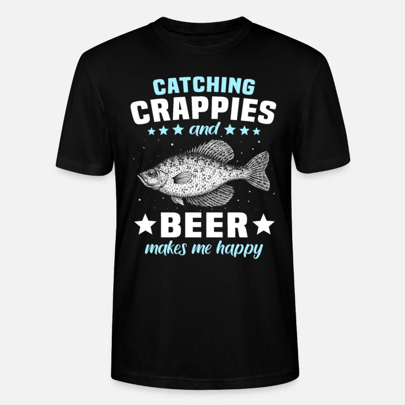 Pêche à la perche - T-shirt bio CRAFTER Stanley Stella Unisexe - noir