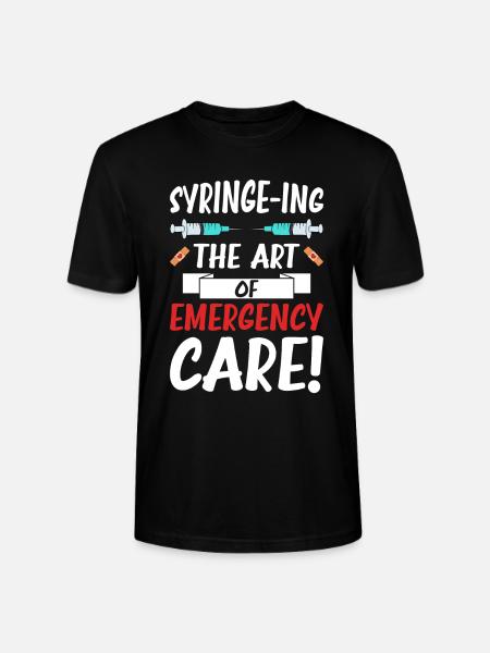 Lustige Krankenschwester Geschenke - Stanley/Stella Unisex Bio-T-Shirt CRAFTER - Schwarz