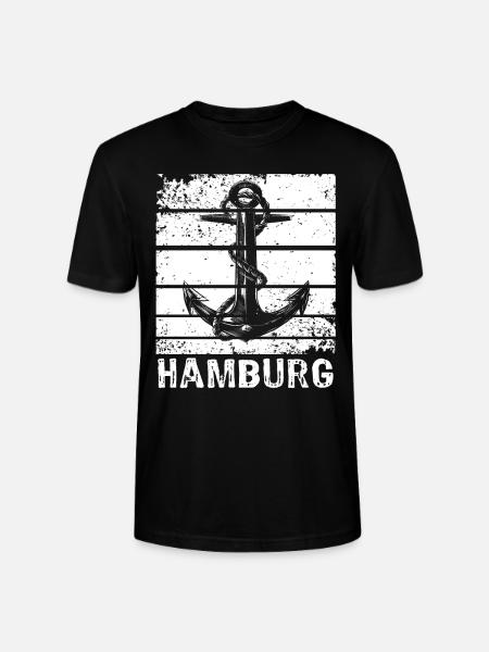 Hambourg Hamburger - T-shirt bio CRAFTER Stanley Stella Unisexe - noir