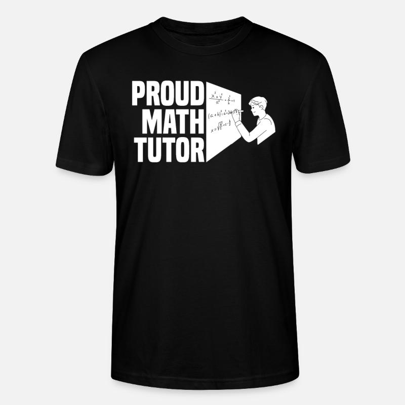 Mathelehrer Mathe Lehrer Witzig - Stanley/Stella Unisex Bio-T-Shirt CRAFTER - Schwarz