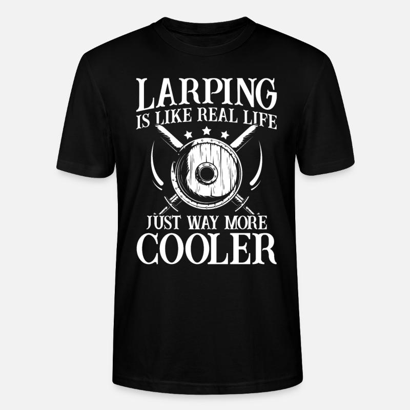 LARP Live-Action-Rollenspiele - Stanley/Stella Unisex Bio-T-Shirt CRAFTER - Schwarz