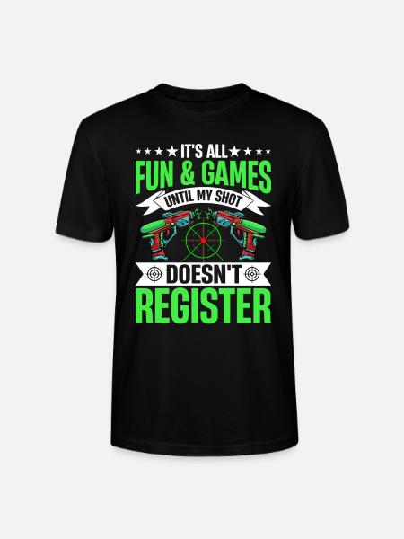 Laser Tag Player - Stanley/Stella CRAFTER Unisex Organic T-Shirt - black