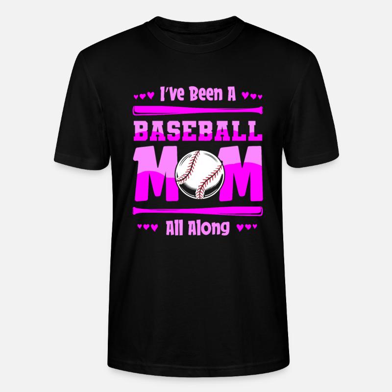 Baseball Mutter Baseball Mama - Stanley/Stella Unisex Bio-T-Shirt CRAFTER - Schwarz