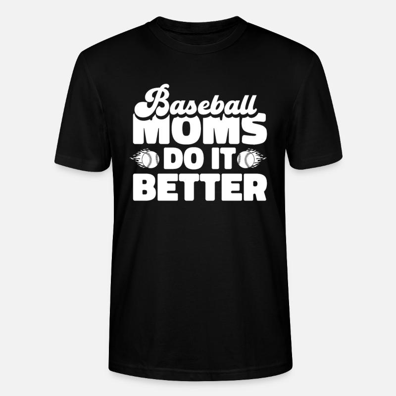 Baseball Baseball Mama - Stanley/Stella Unisex Bio-T-Shirt CRAFTER - Schwarz