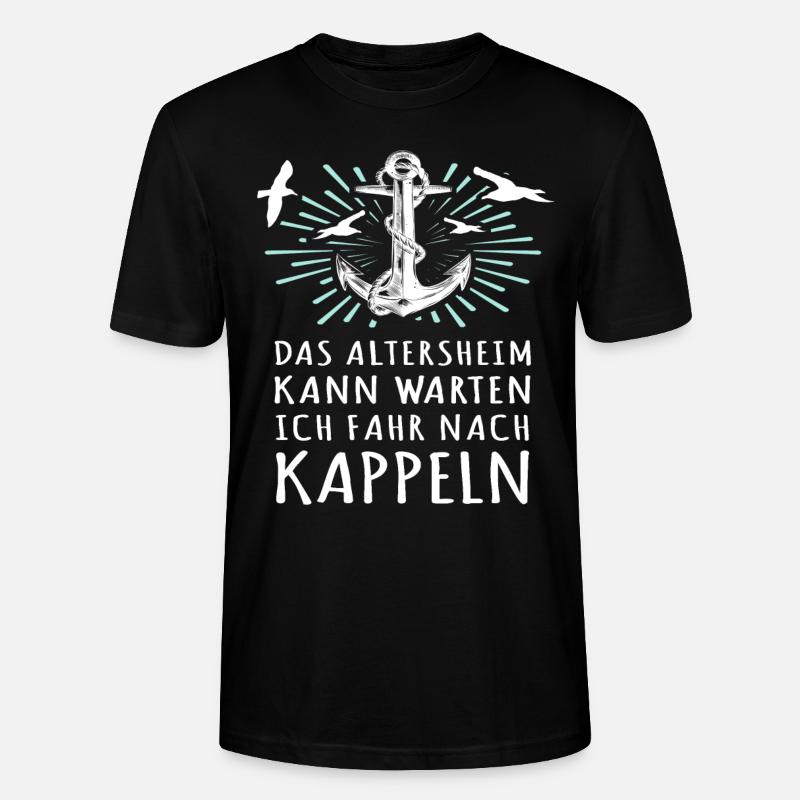 Kappeln Sprüche - Stanley/Stella Unisex Bio-T-Shirt CRAFTER - Schwarz