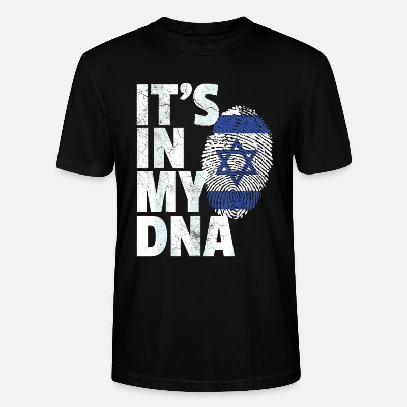 Israel DNA - Stanley/Stella Unisex Bio-T-Shirt CRAFTER - Schwarz