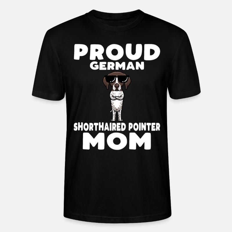 Deutsch Kurzhaar Hund Deutscher Kurzhaariger - Stanley/Stella Unisex Bio-T-Shirt CRAFTER - Schwarz