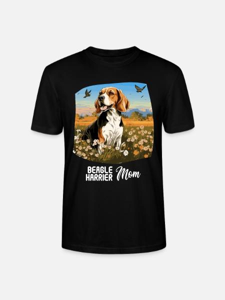Dog Beagle Harrier - Stanley/Stella CRAFTER Unisex Organic T-Shirt - black