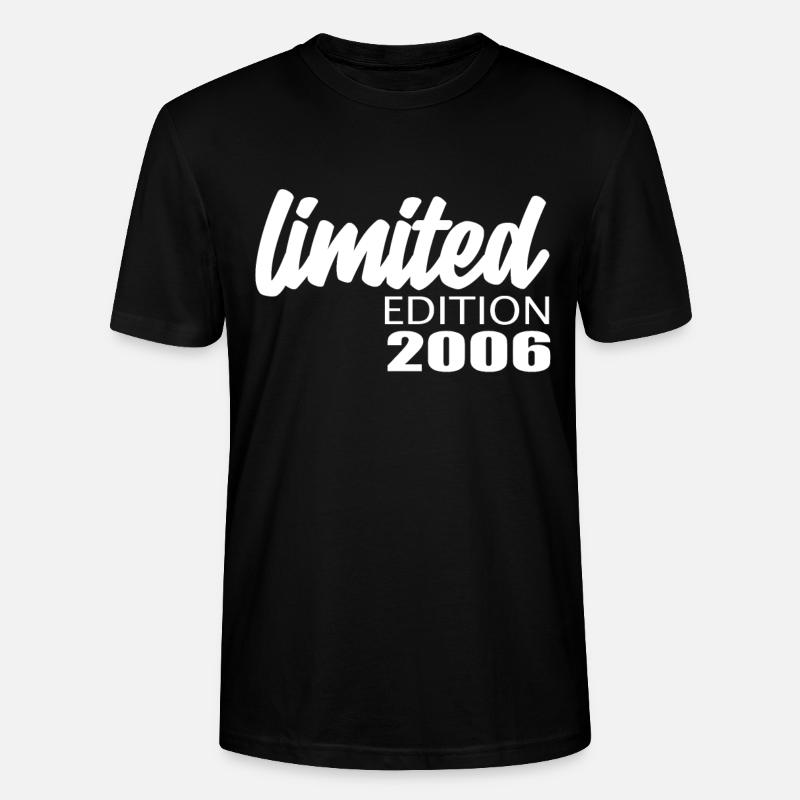 Édition limitée 2006 - T-shirt bio CRAFTER Stanley Stella Unisexe - noir