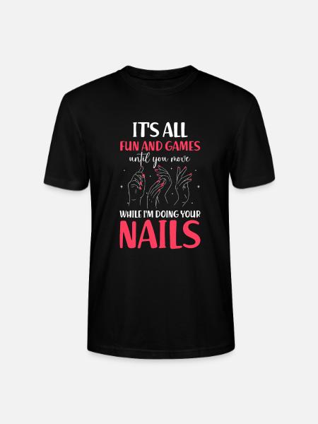 Nail Tech Manicure Nail Technician - Stanley/Stella CRAFTER Unisex Organic T-Shirt - black