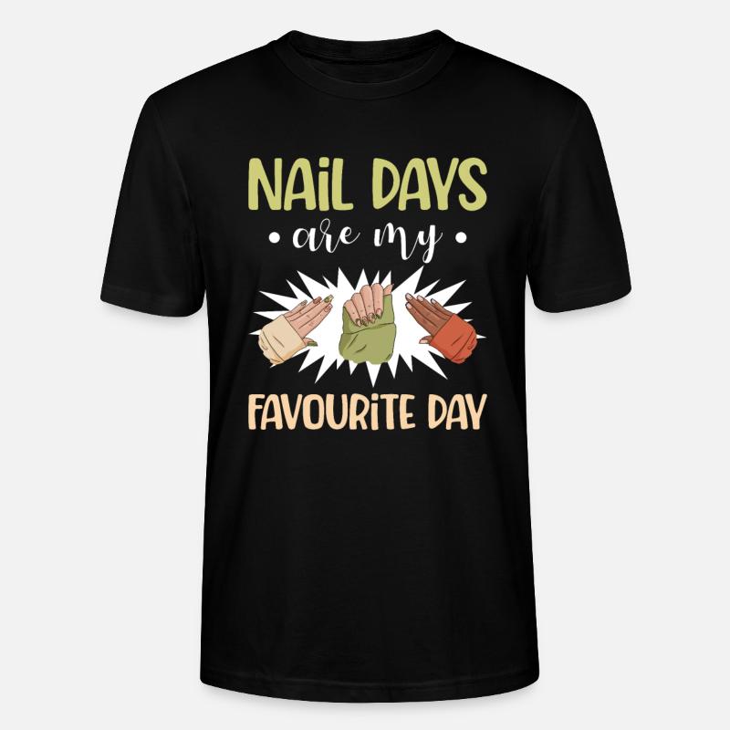 Nail Tech Maniküre Nail Technikerin - Stanley/Stella Unisex Bio-T-Shirt CRAFTER - Schwarz
