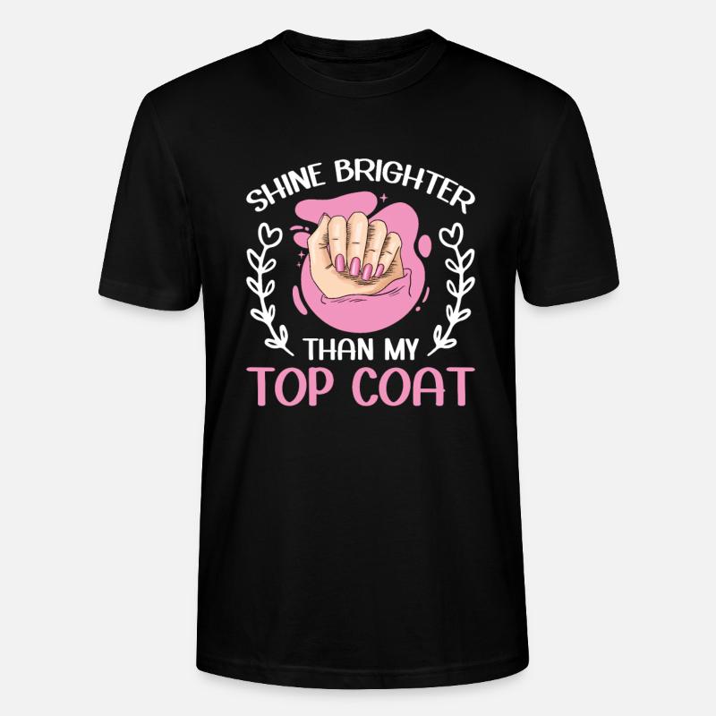 Nail Tech Manicure Nail Technician - Stanley/Stella CRAFTER Unisex Organic T-Shirt - black