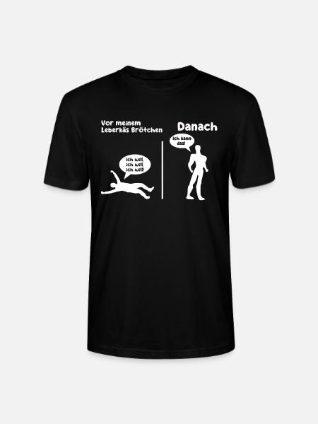 Leberkäs Brötchen - Stanley/Stella Unisex Bio-T-Shirt CRAFTER - Schwarz