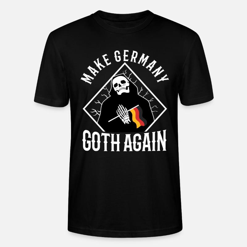 Make Germany goth again - Stanley/Stella Unisex Bio-T-Shirt CRAFTER - Schwarz