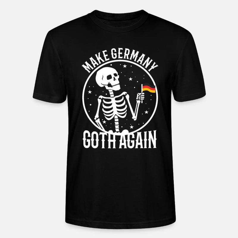 Make Germany goth again - Stanley/Stella Unisex Bio-T-Shirt CRAFTER - Schwarz