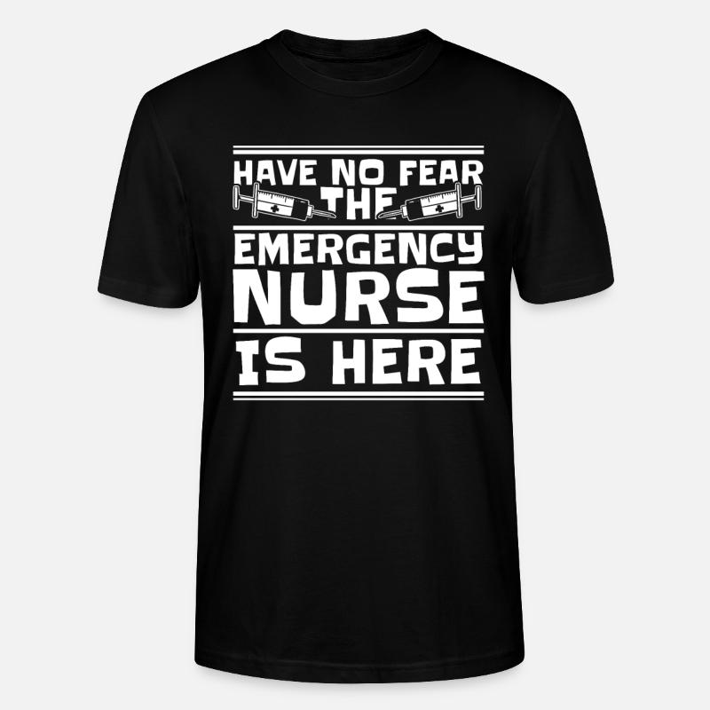 Infirmière n’ayez pas peur - T-shirt bio CRAFTER Stanley Stella Unisexe - noir