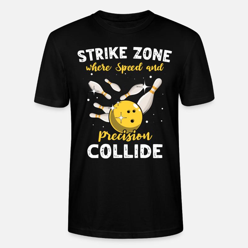 Bowling - Stanley/Stella Unisex Bio-T-Shirt CRAFTER - Schwarz