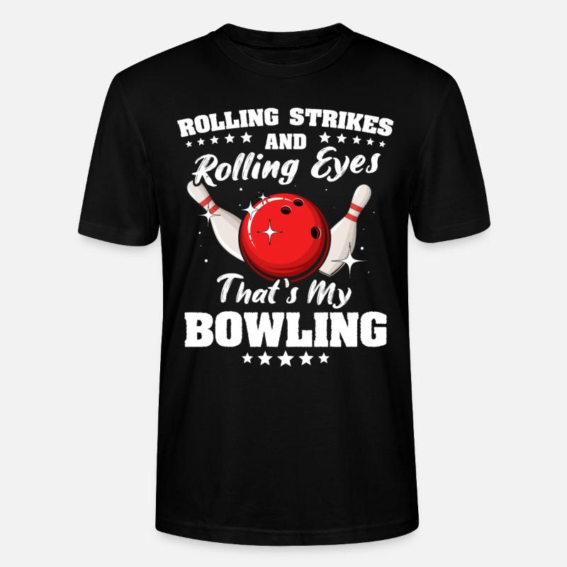 Bowling Bowler - Stanley/Stella Unisex Bio-T-Shirt CRAFTER - Schwarz