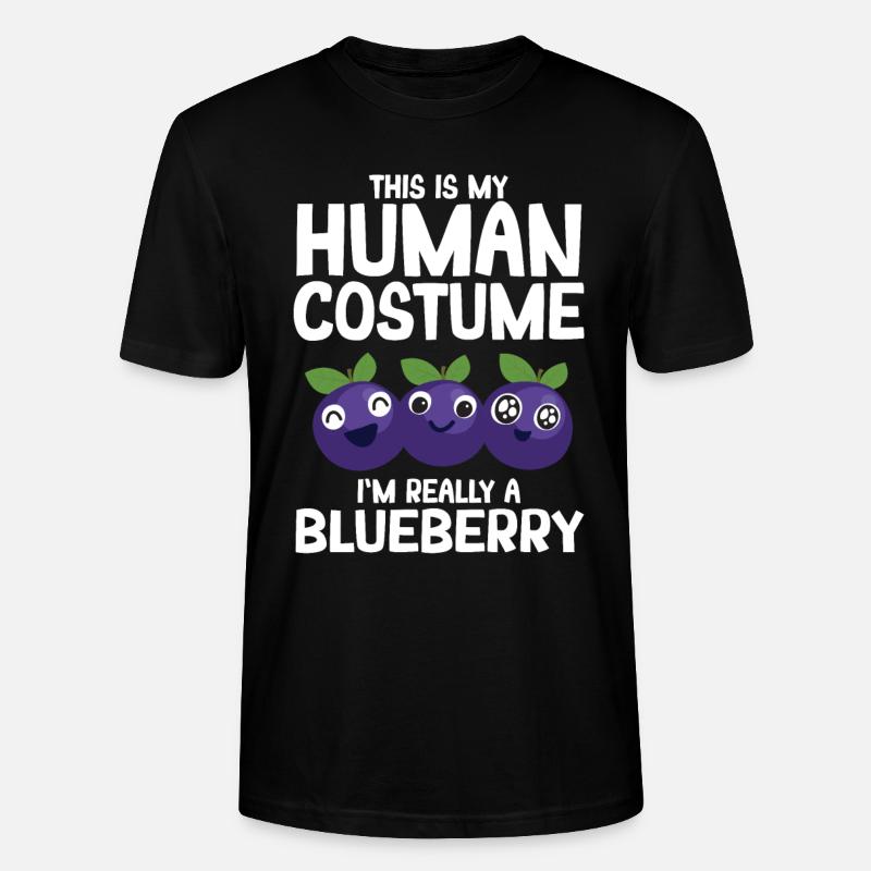 Blauberren Blauberre Geschenk - Stanley/Stella Unisex Bio-T-Shirt CRAFTER - Schwarz