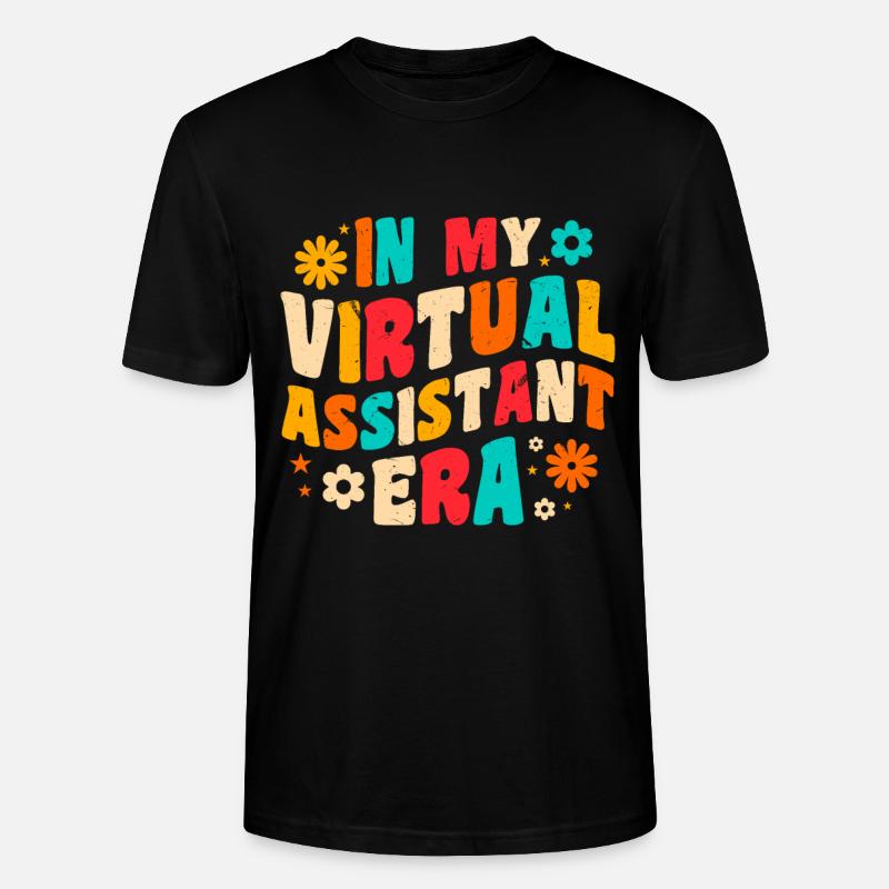 Freelancer Profession Self-employed Virtual - Stanley/Stella CRAFTER Unisex Organic T-Shirt - black