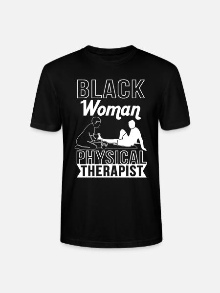 PT Physiotherapy Physiotherapist Job - Stanley/Stella CRAFTER Unisex Organic T-Shirt - black