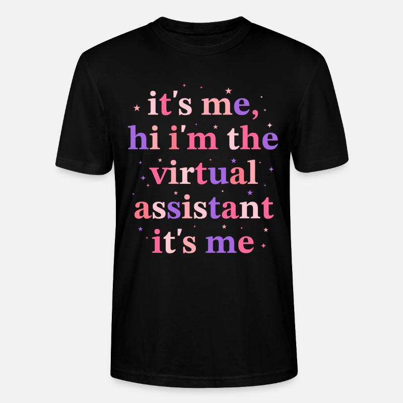 Freelancer Profession Self-employed Virtual - Stanley/Stella CRAFTER Unisex Organic T-Shirt - black
