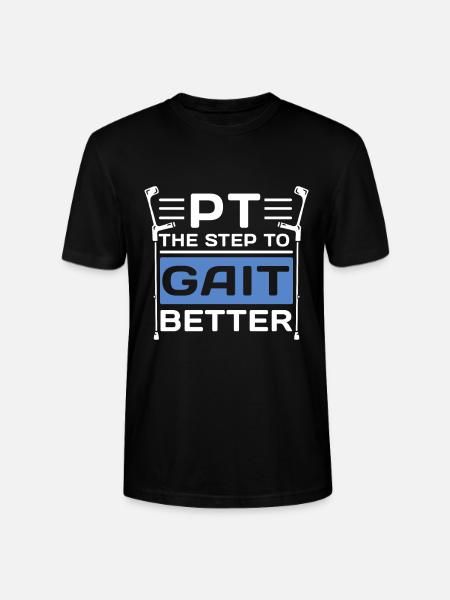 PT Physiotherapy Physiotherapist Job - Stanley/Stella CRAFTER Unisex Organic T-Shirt - black
