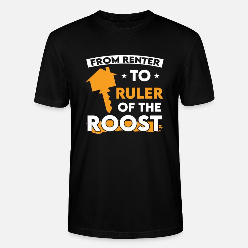 Neuer Hauseigentümer Hauseigentümer - Stanley/Stella Unisex Bio-T-Shirt CRAFTER - Schwarz