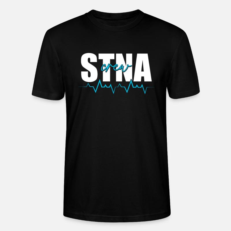 STNA Staatlich geprüfte Pflegeassistentin - Stanley/Stella Unisex Bio-T-Shirt CRAFTER - Schwarz