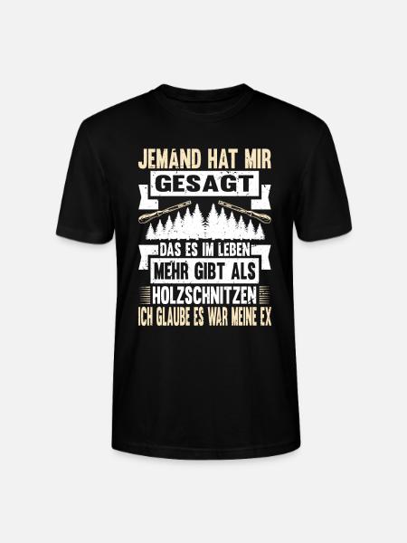 Zimmermann Schreiner Holz - Stanley/Stella Unisex Bio-T-Shirt CRAFTER - Schwarz
