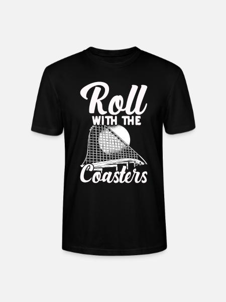 Achterbahnvergnügungspark Achterbahnfahrt - Stanley/Stella Unisex Bio-T-Shirt CRAFTER - Schwarz