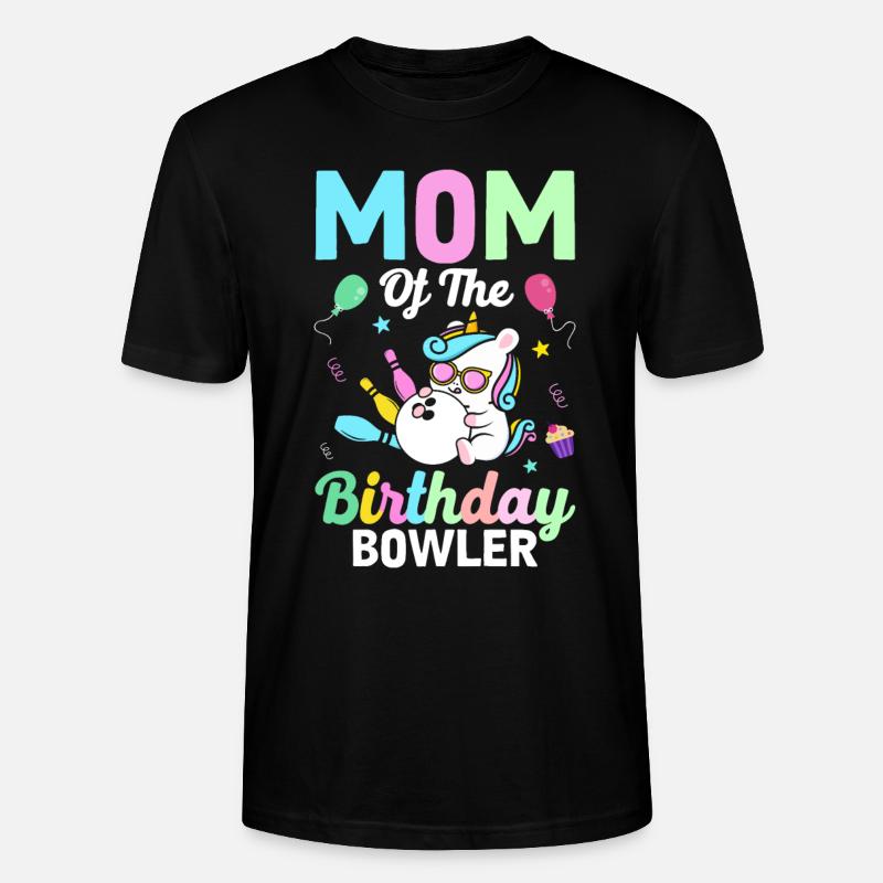 Bowling Mama - Stanley/Stella Unisex Bio-T-Shirt CRAFTER - Schwarz