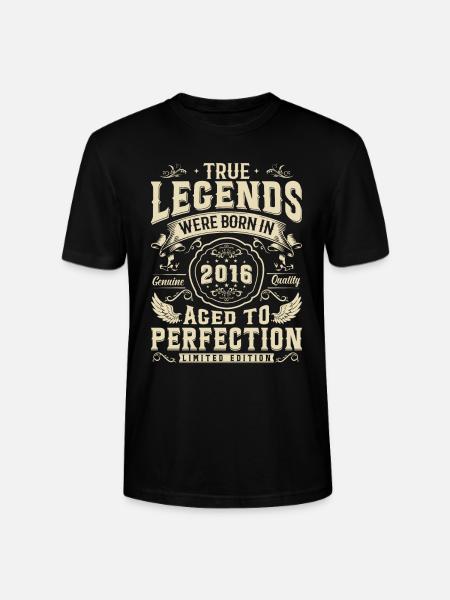 Legendary since 2016 - Stanley/Stella CRAFTER Unisex Organic T-Shirt - black