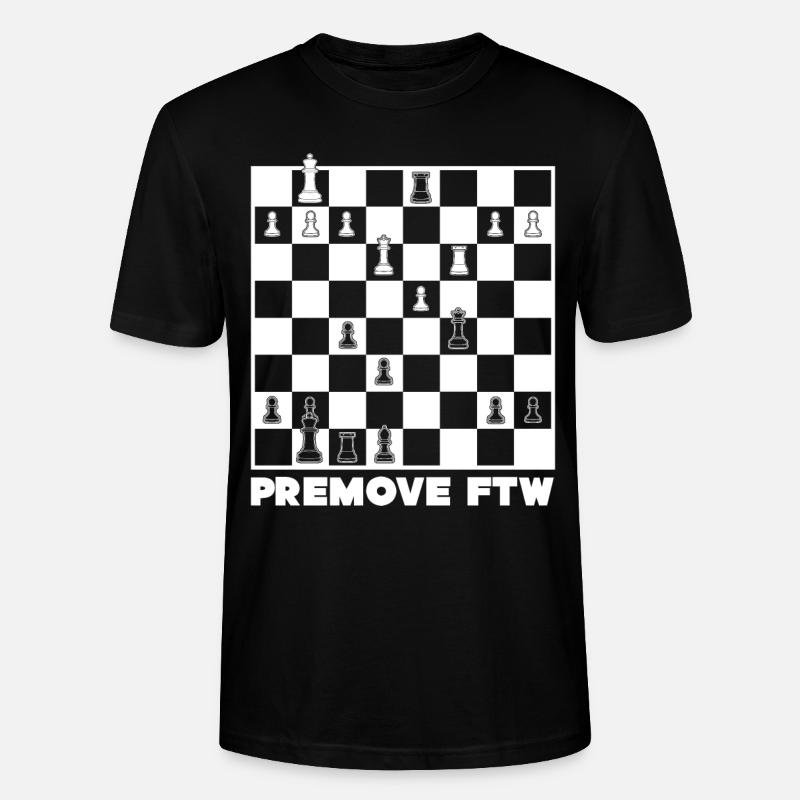 Chess Premove Premoving - Stanley/Stella Unisex Bio-T-Shirt CRAFTER - Schwarz
