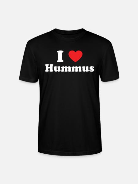 Hummus - Stanley/Stella CRAFTER Unisex Organic T-Shirt - black