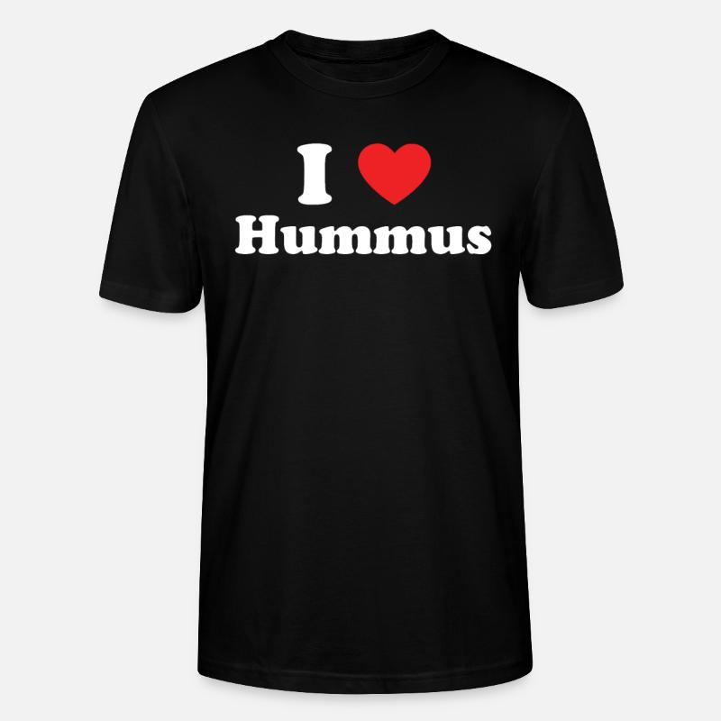 Houmous - T-shirt bio CRAFTER Stanley Stella Unisexe - noir