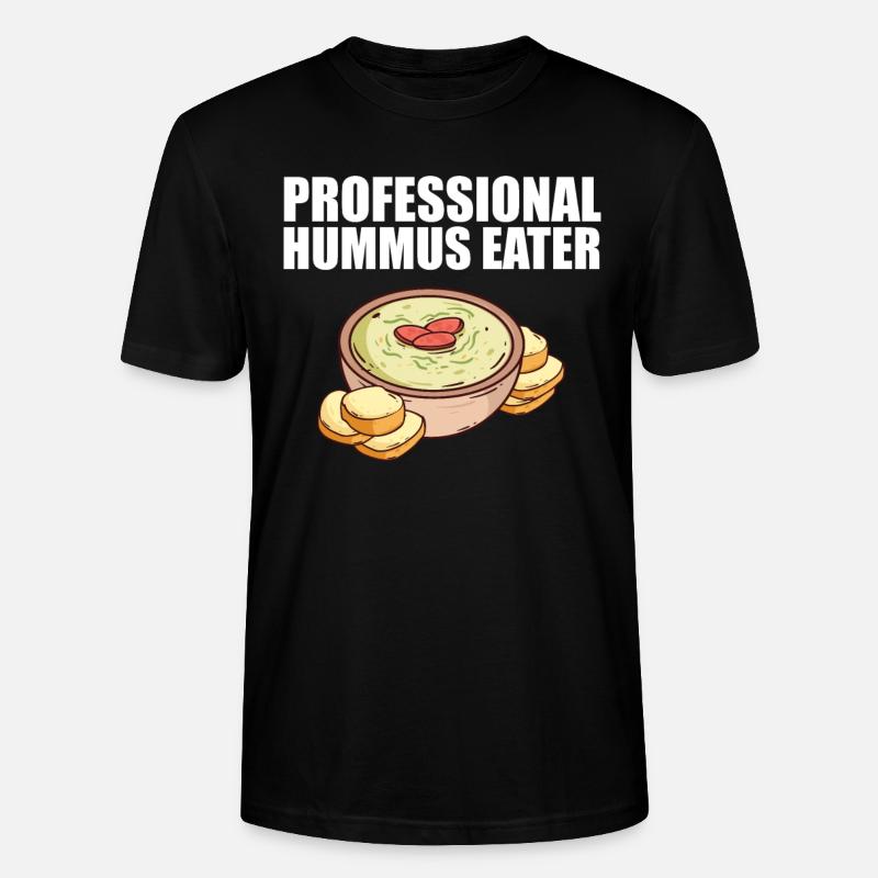 Hummus - Stanley/Stella Unisex Bio-T-Shirt CRAFTER - Schwarz