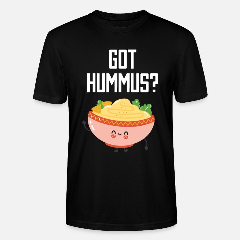 Houmous - T-shirt bio CRAFTER Stanley Stella Unisexe - noir