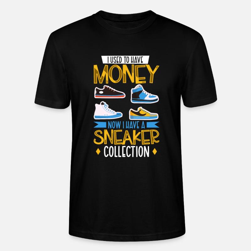 Ich habe eine Sneaker Sammlung - Stanley/Stella Unisex Bio-T-Shirt CRAFTER - Schwarz