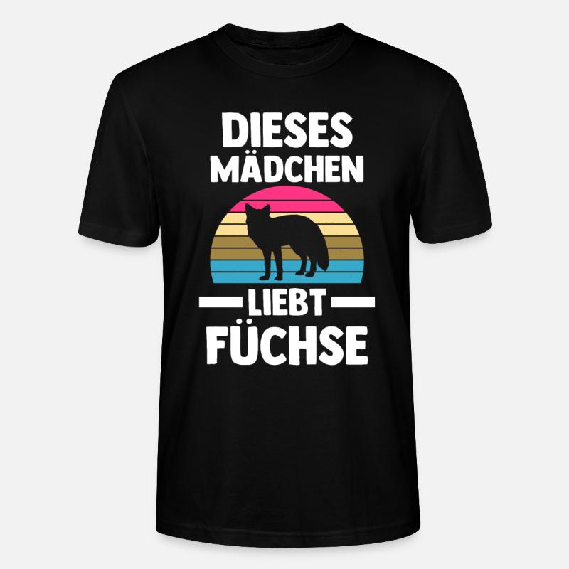 Fuchs - Stanley/Stella Unisex Bio-T-Shirt CRAFTER - Schwarz