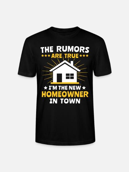 Homeowner New Home - Stanley/Stella CRAFTER Unisex Organic T-Shirt - black