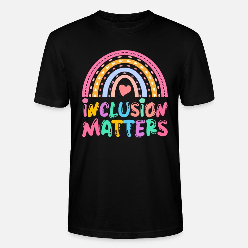 Parenting Assistant Inclusion Matters - Stanley/Stella CRAFTER Unisex Organic T-Shirt - black