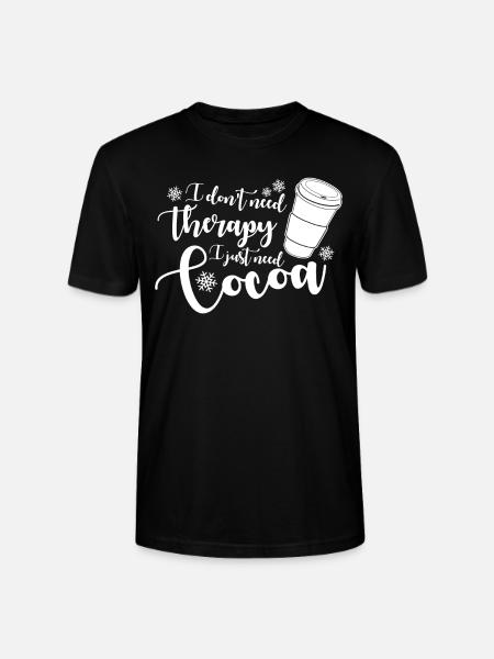 Cocoa Cacao Hot Chocolate - Stanley/Stella Unisex Bio-T-Shirt CRAFTER - Schwarz