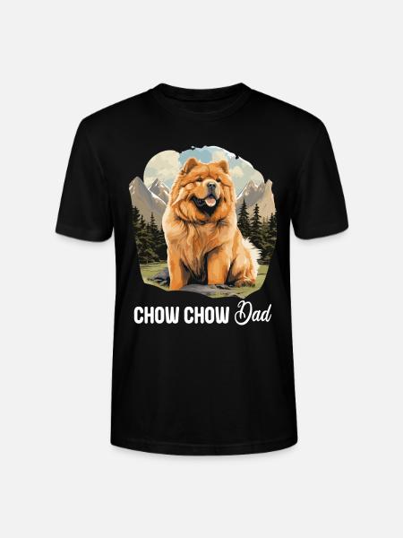 Dog Chow Chow - Stanley/Stella CRAFTER Unisex Organic T-Shirt - black